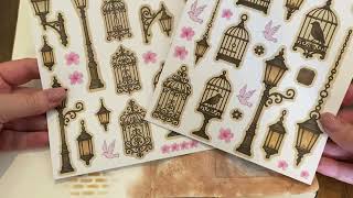 Fiona R is back with a dreamy vintage-inspired journal layout using our newest sticker set