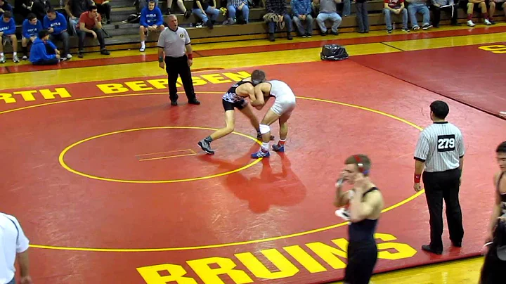 160 lb District Semi-Finals Christian Ortiz vs. Da...