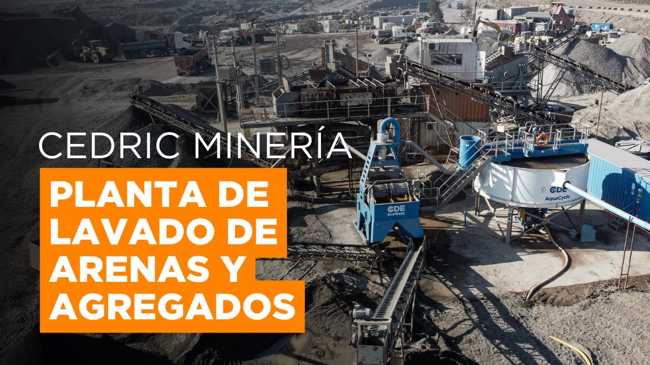 Nueva planta CDE de lavado de arenas y agregados 70tph para Cedric ...