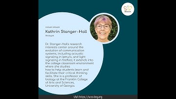 SCCS 2022 - Plenary talk by Dr. Kathrin Stanger-Hall