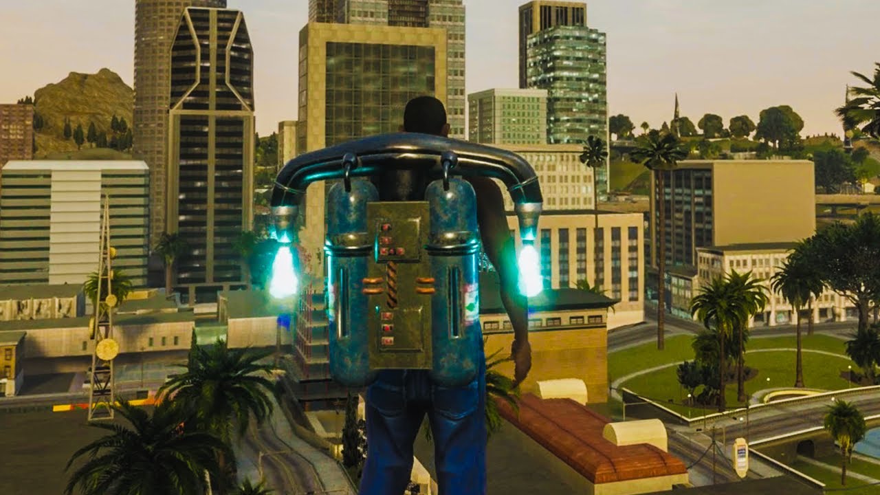 GTA San Andreas - Cadê o Game - Jetpack