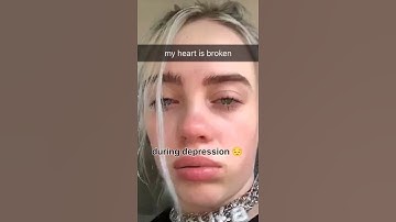 before, during, after Billie eilish depression 😔 #billieeilish #depression #before #during #after