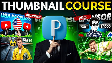 How To Make Professional Youtube Thumbnails In Mobile! (On Pixellab)