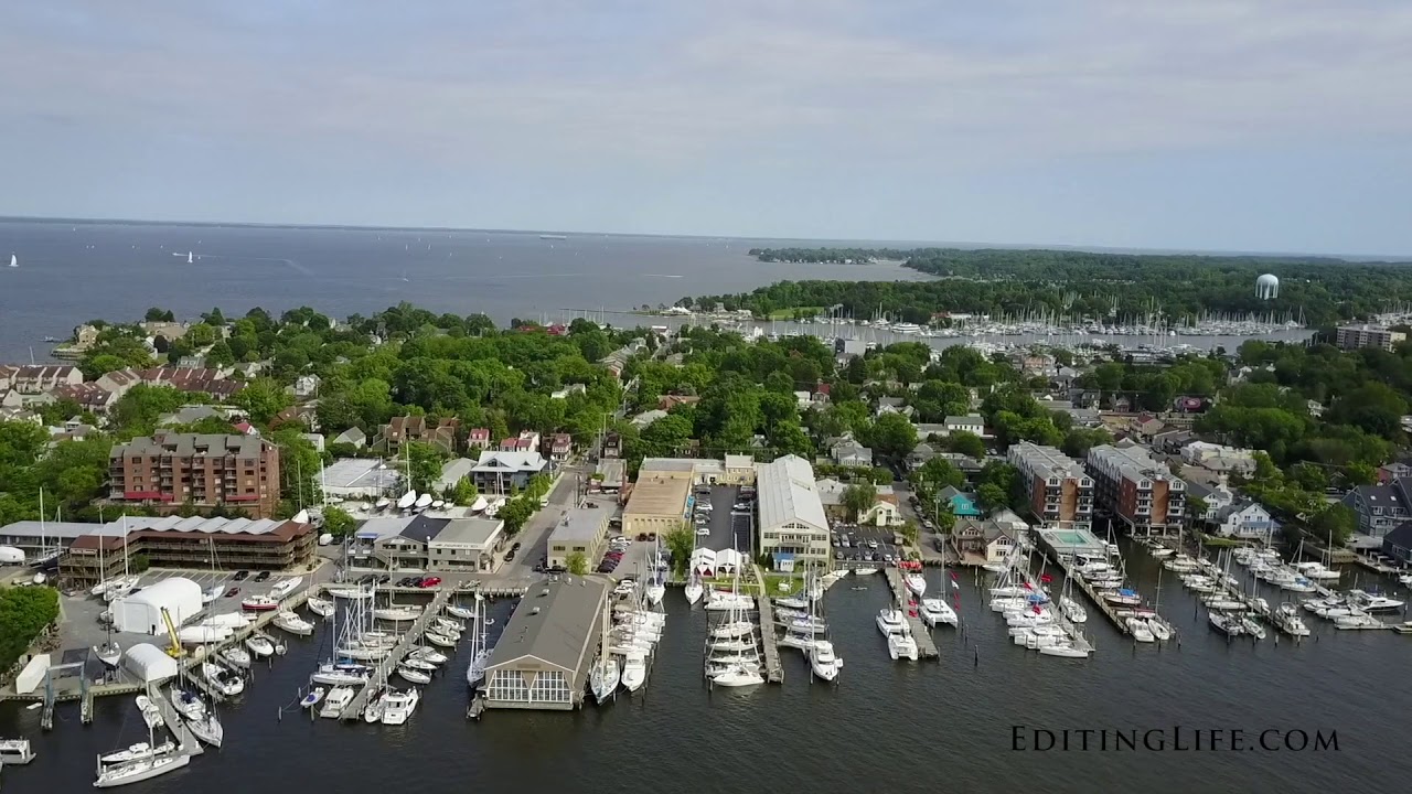 Brief Aerial Tour of Annapolis and the Annapolis Waterfront Hotel YouTube