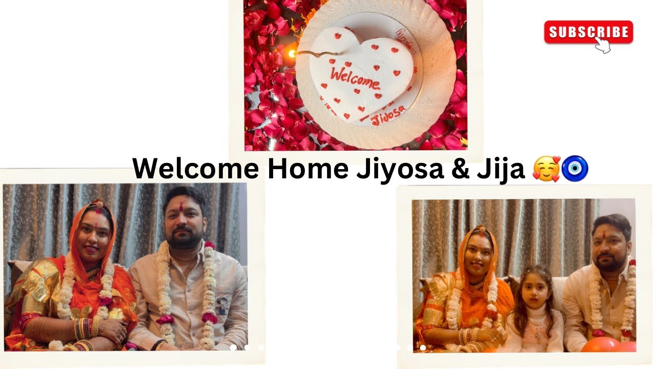 Jija or Jiyosa welcome Kiya 🥰🧿// Ajmer Ane Ke Baad Gaye Salasar Balaji 🙌🌸