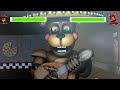 [SFM FNaF] Rockstar Foxy vs El Chip With Healthbars!