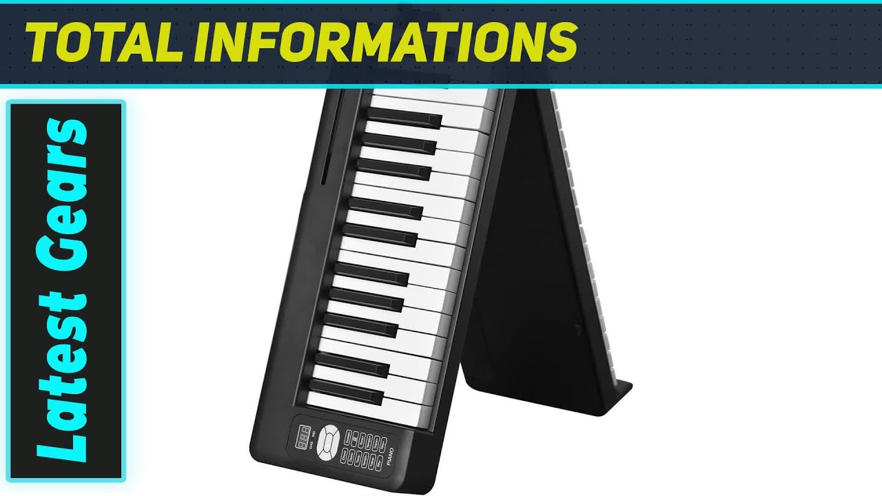 Amazing Folding Piano Keyboard 61 Key for Travel & Learning