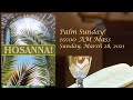 March 28, 2021 - 10 am Mass - Palm Sunday