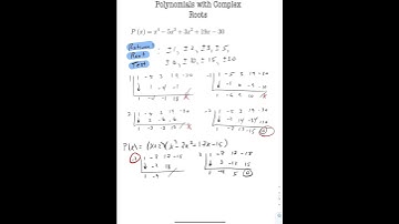 Solving Polynomials with COMPLEX ROOTS