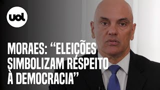 Alexandre de Moraes faz pronunciamento antes de 1º turno das eleições e fala em 'paz e segurança'