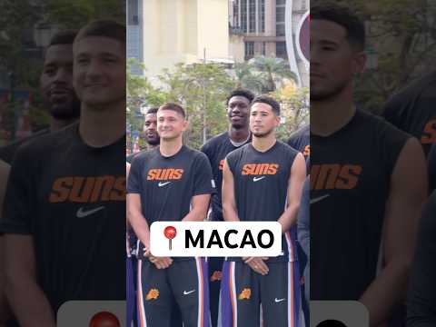Phoenix Suns team photos in Macao! 📸