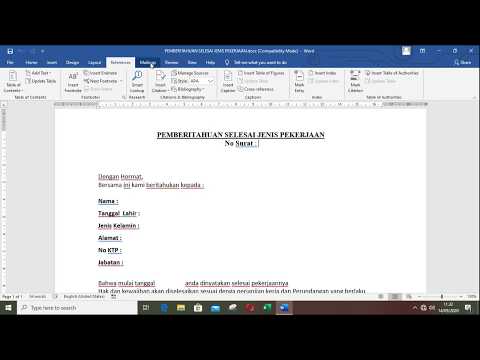Cara Menggunakan Mailing List Di Microsoft Word Untuk Membuat Surat Massal
