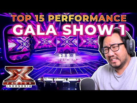 REACTING TO FIRST LIVE GALA SHOW Top 15 Performances | X FACTOR INDONESIA 2021