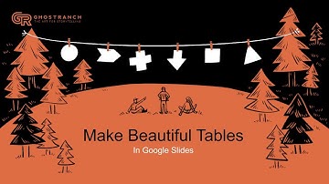 How To Edit Tables - Google Slides (Quick Tip TUTORIALS)