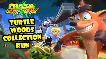 Crash Bandicoot: On The Run | Turtle Woods Collection Run