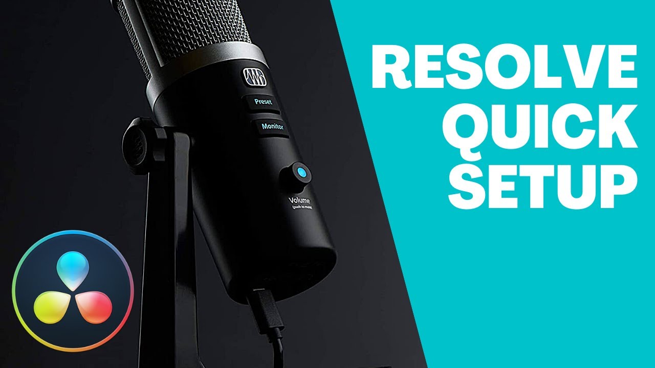 Presonus Revelator - DaVinci Resolve Setup