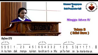 Video thumbnail of "Mazmur Tanggapan & BPI (Baru) | Minggu Adven IV (B) | 24 Desember 2023"