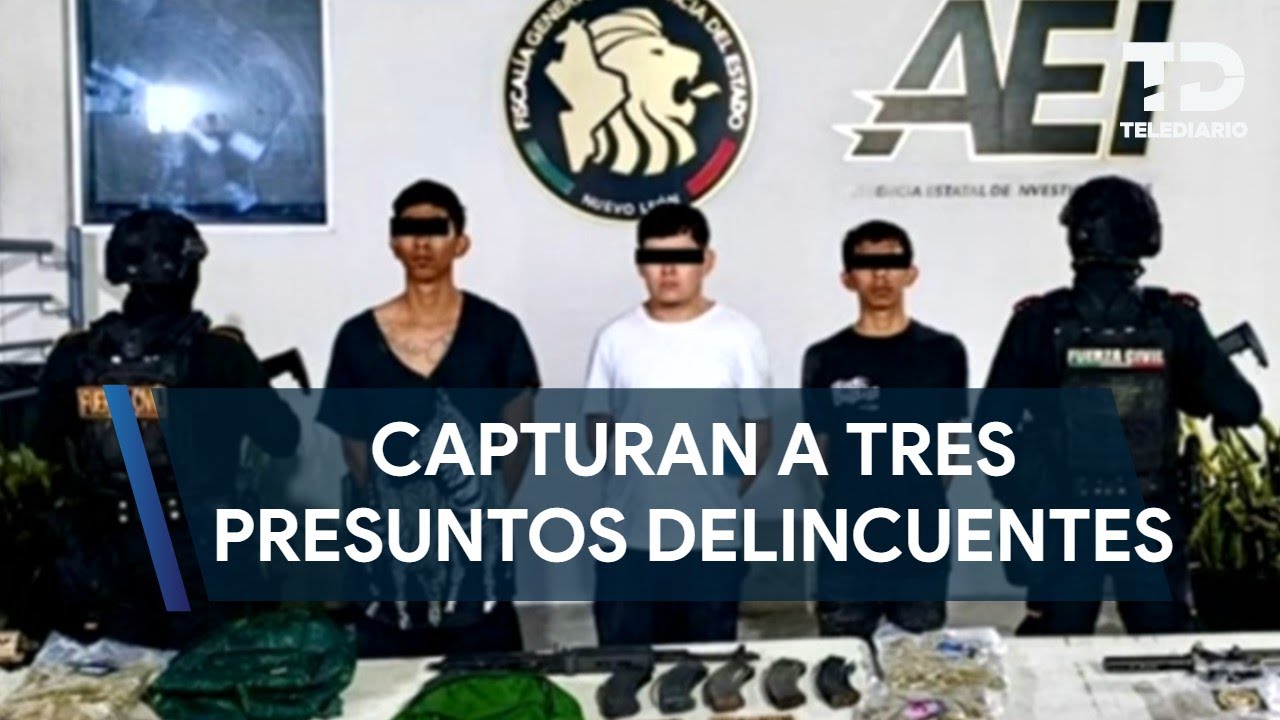 Capturan a tres generadores de violencia con armas largas y droga en la ...