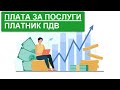 1 - Надходження до каси установи платник ПДВ як плата за послуги