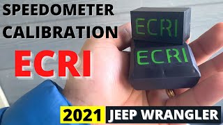 How to recalibrate 2021 Jeep Wrangler's Speedo with ECRI