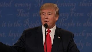 Celebrity Donald Trump's closing remarks after the final debate Profile