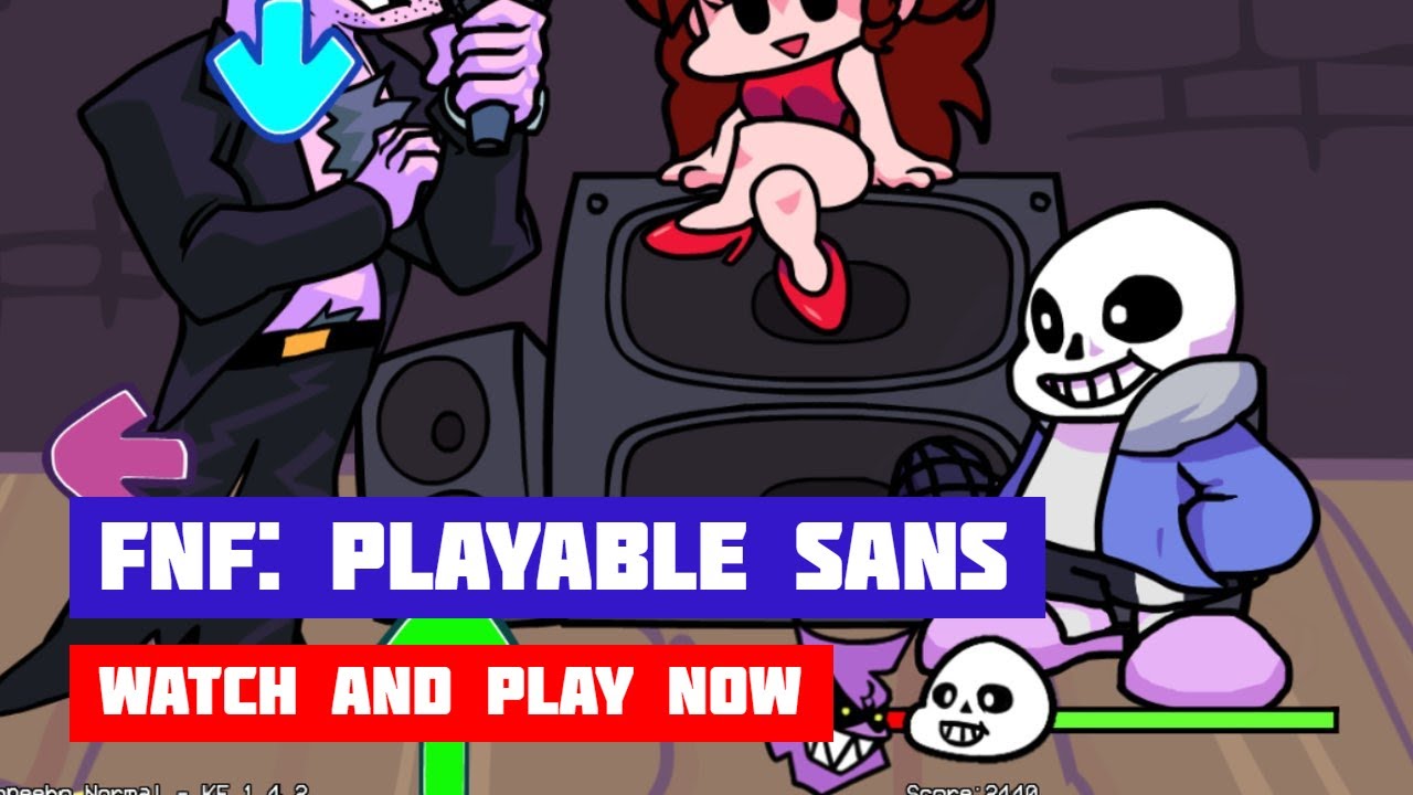 Games like Friday Night Funkin' Playable Sans (w/ Vocals), FNF Mod