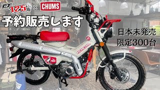 【CT125×CHUMS】レアコラボモデルのハンターカブが出た❗️