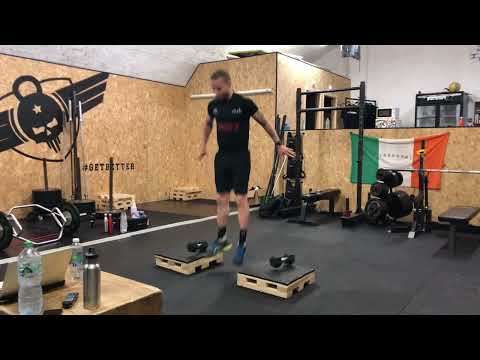 DB Loaded Eccentric CMJ (Counter Movement Jump)