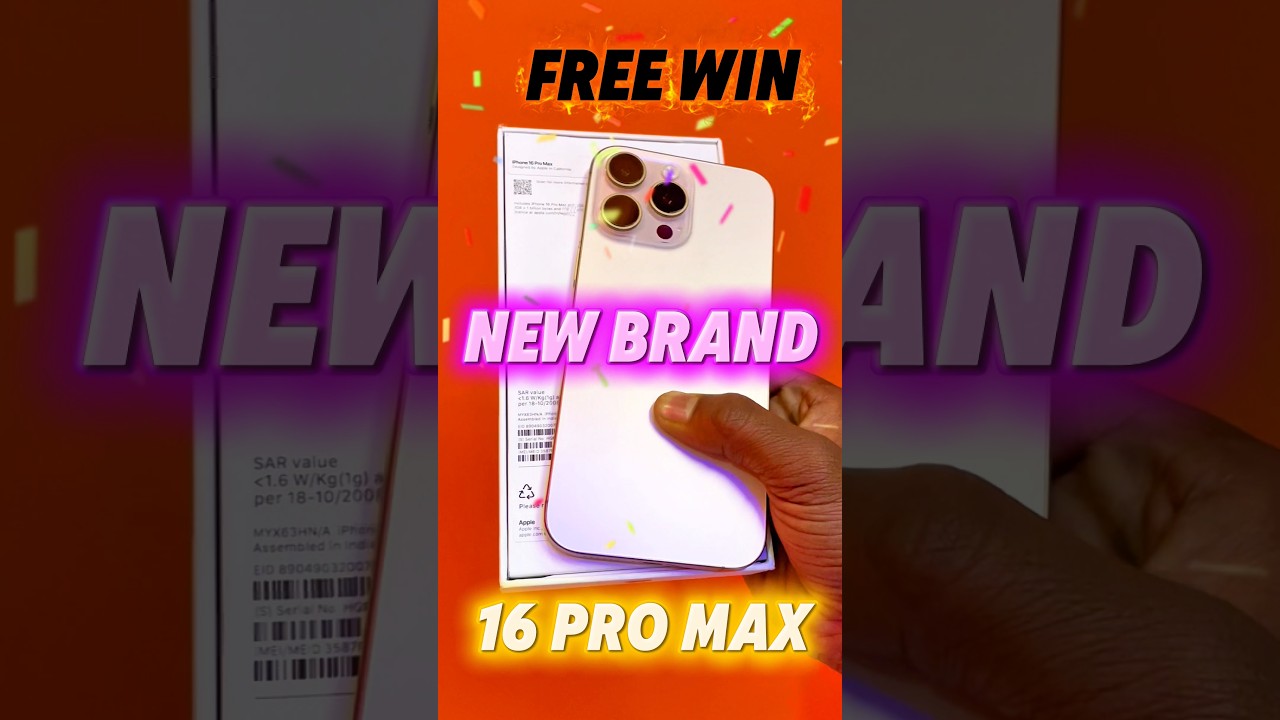 New i Phone 16 Pro Max Giveaway | iPhone Free Giveaway | #giveaway #shortsfeed #viralvideo