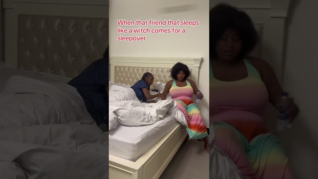 When that friend that sleeps like a witch comes for a sleepover 