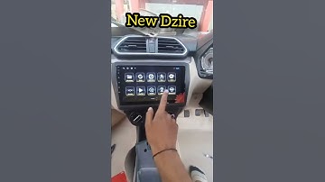 New Dzire Android music player installation with rear camera||Dzire music system||#shorts