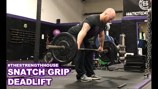 TheStrengthHouse.com - Snatch Grip RDLS