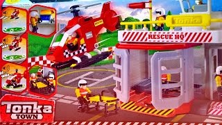 Tonka Town Air Rescue Station With Helicopter Playset Tonka Toys For Kids Worldwide