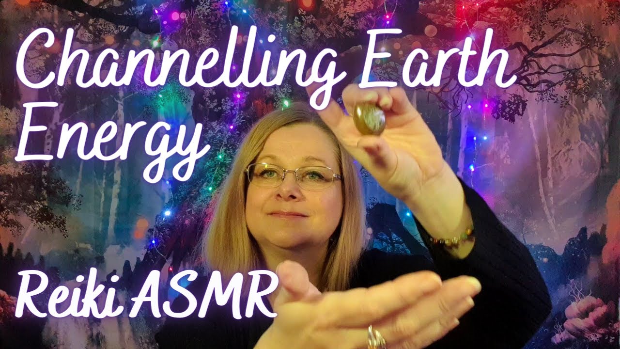 Channelling Earth Energy with ammonite crystal healing. Reiki ASMR
