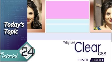css clear property in hindi #css tutorial in hindi part #12
