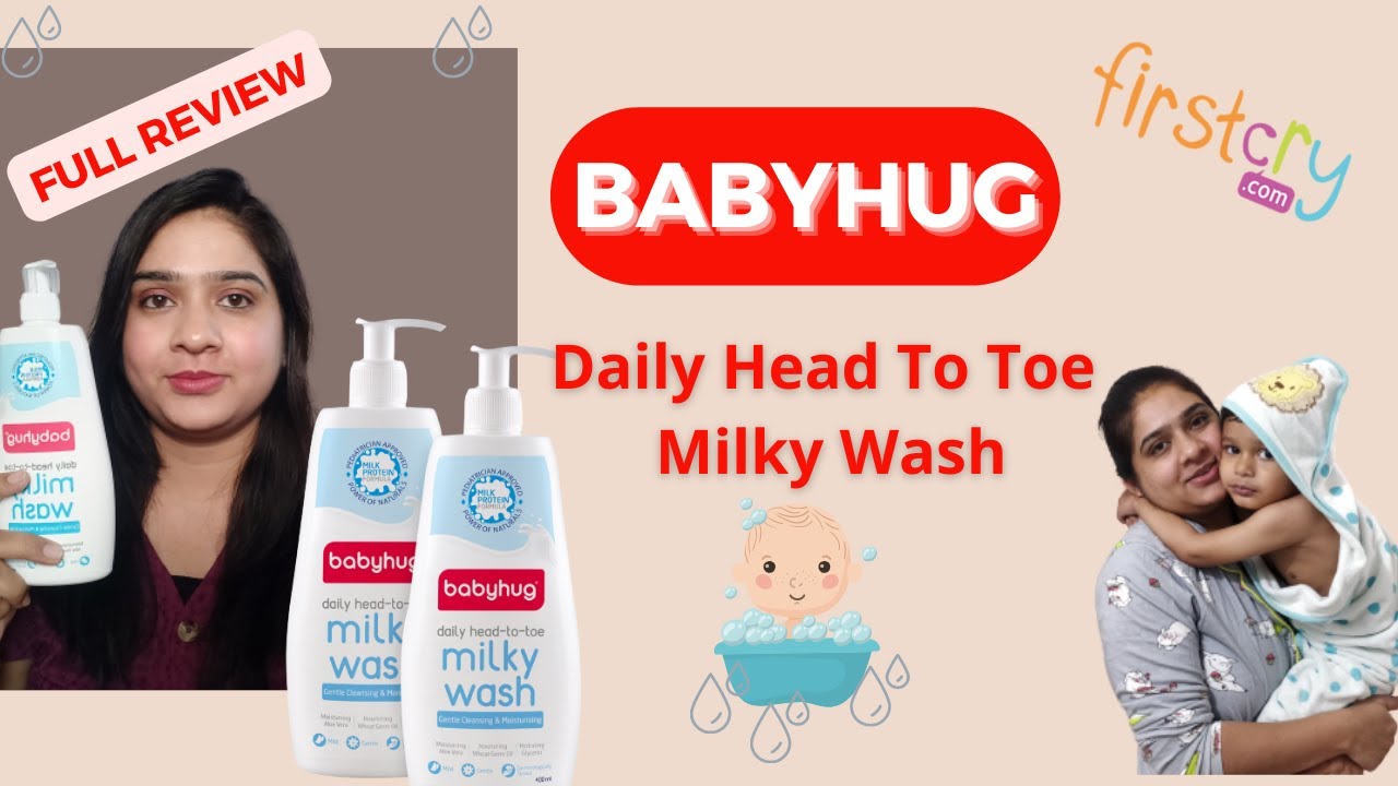 Babyhug Daily Head to Toe Milky Wash Review Best Baby Body Wash in