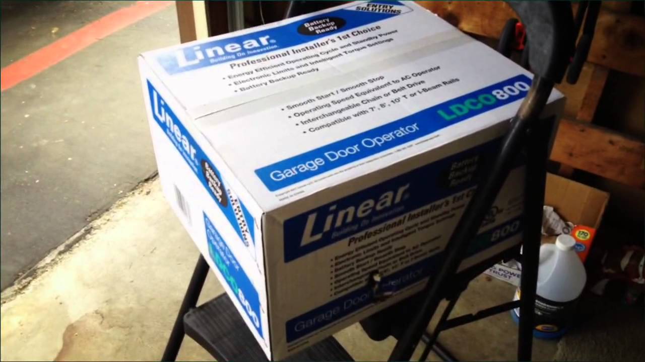 Linear LDCO800 install. YouTube