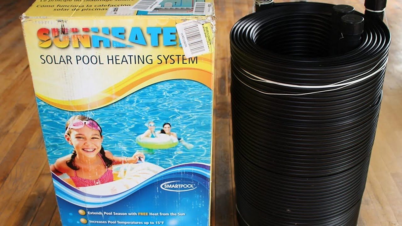 Solar Pool heater from Amazon - YouTube