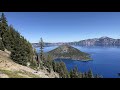 Crater Lake National Park Scenic Drive Dashcam 12x Timelapse - August 21 2025