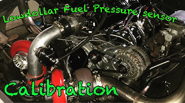 How to calibrate Lowdollar Motorsports sensor in Holley EFi Fuel Pressure #Holley #Lowdollar