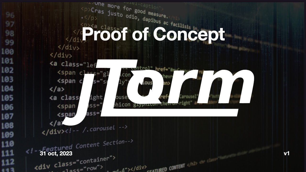 jTorm is an open source javascript front-end framework that compiles ...