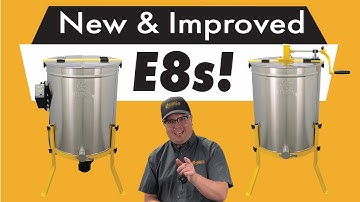 The Ultimate Hobbyist Honey Extractor | Meet the New HillCo E8s