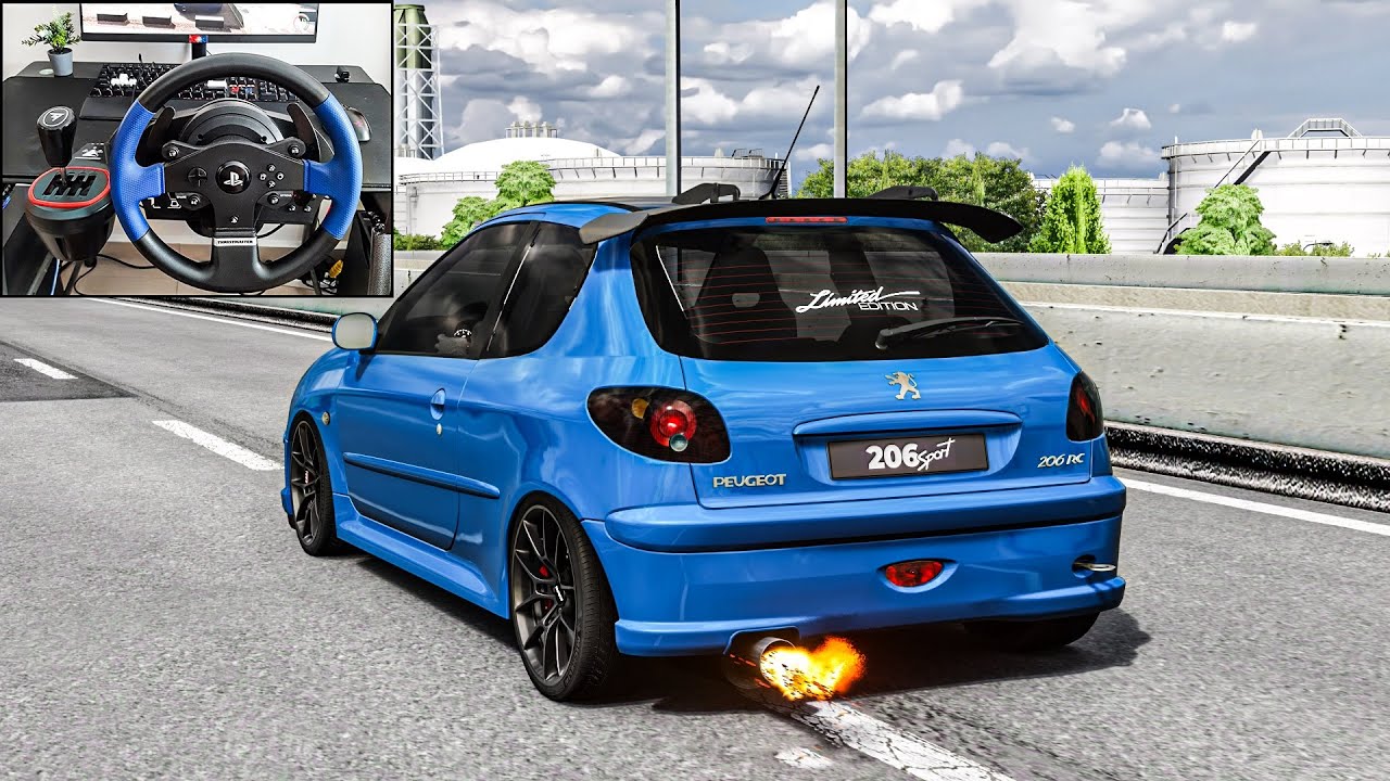 Peugeot 206 RC 2.0 Turbo ULTRA GRAPHICS | Assetto Corsa | Thrustmaster ...
