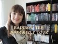 Rainbow TBR Bookshelf Tour | Spring 2014