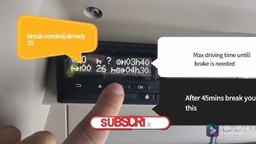 How do you read your data showed on tachograph display ?