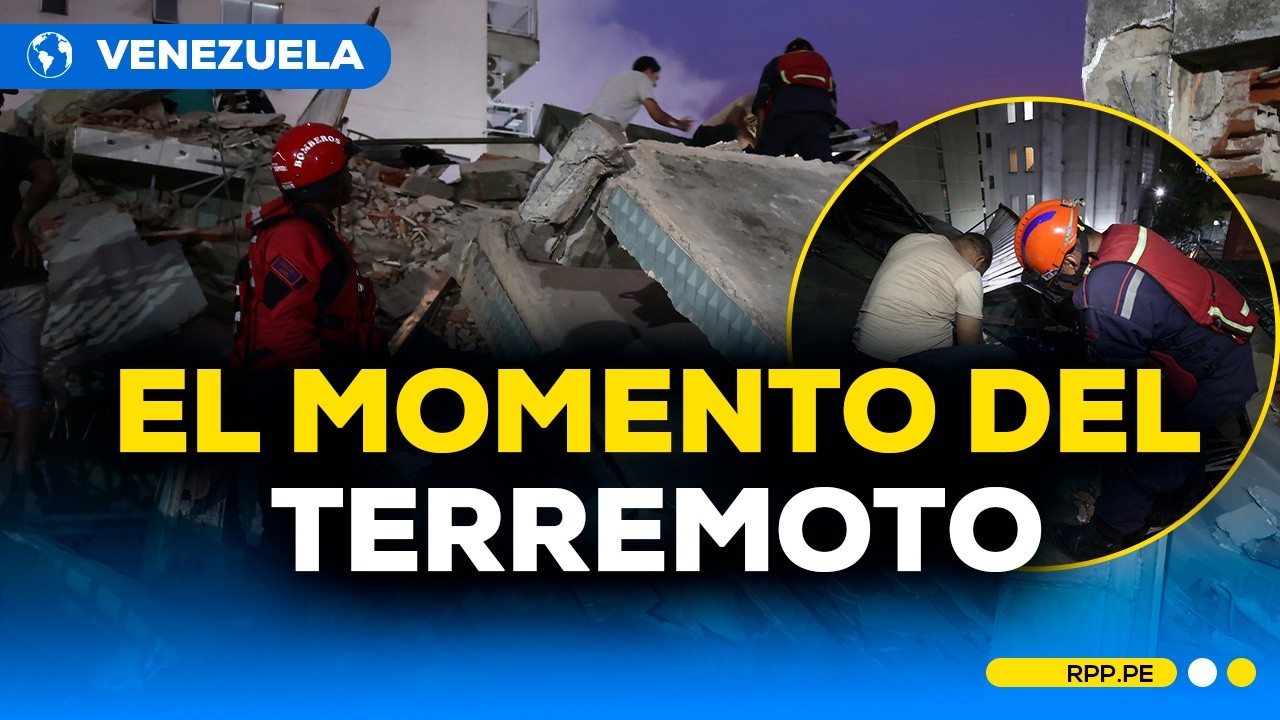 RPP Noticias difunde imágenes del sismo de 7,5 del 24 de junio en Venezuela