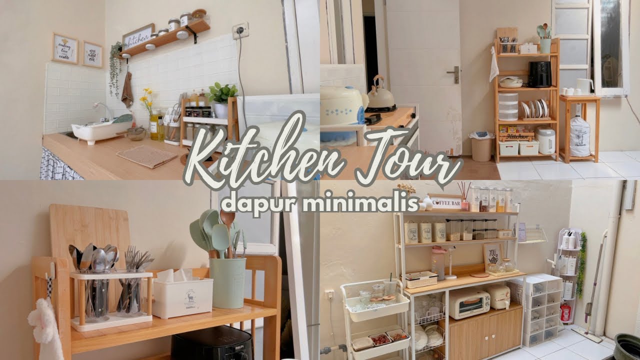 kitchen tour 2023 🍃 dapur minimalis, sederhana dan aesthetic