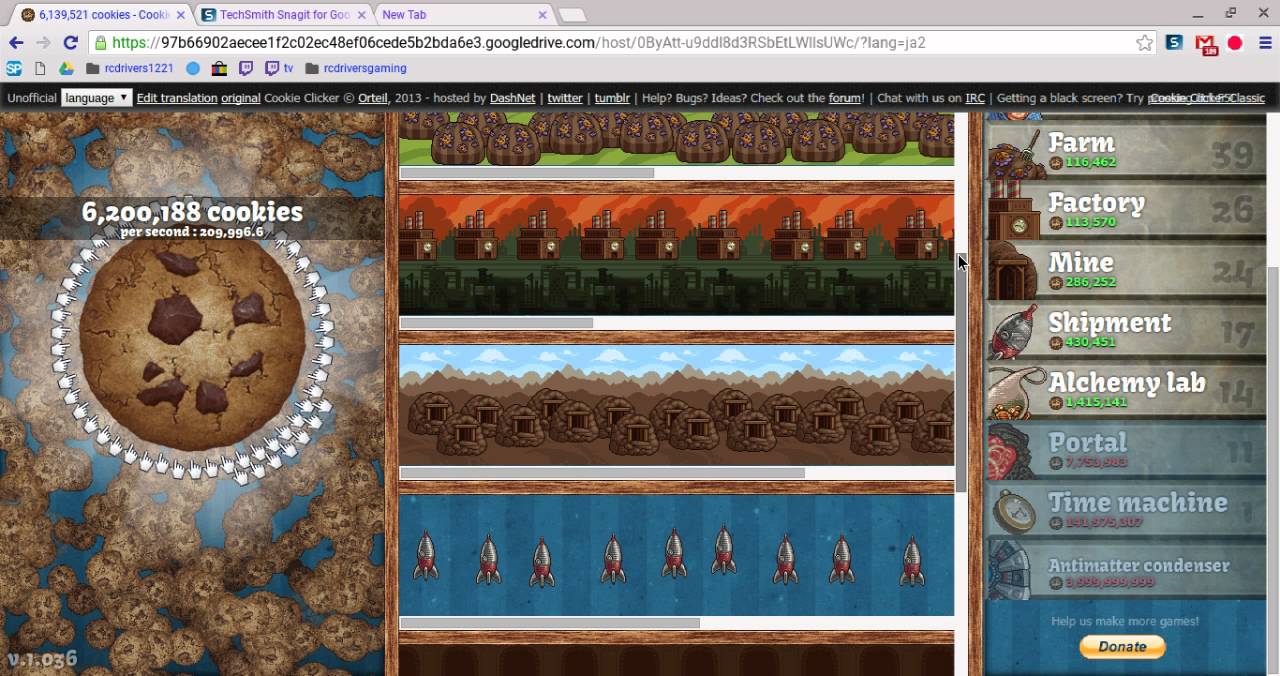 cookie clicker part 8 time machine OMG - YouTube