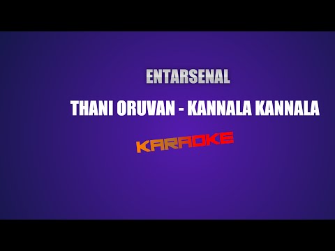 Kannala Kannala - Thani Oruvan - Karaoke (With Lyrics)