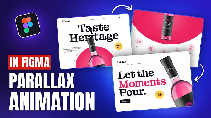 Create Parallax Scrolling Animation In Figma | Figma Tutorial